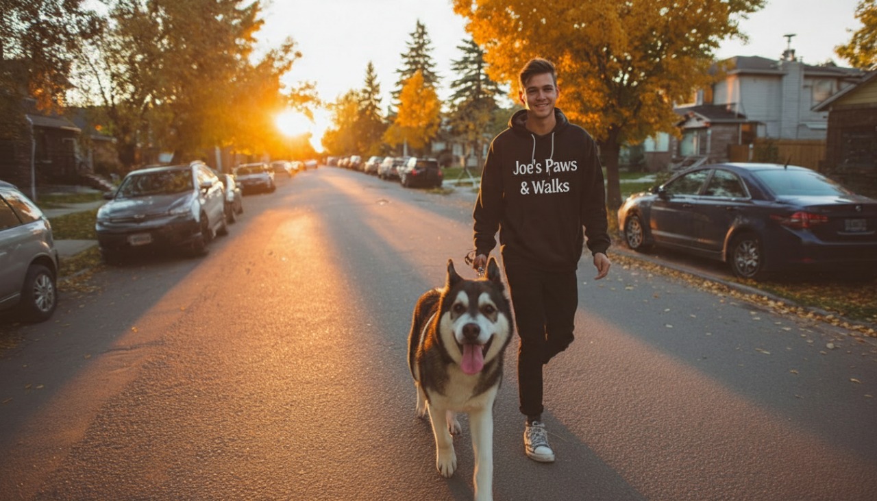 Happy golden retriever dog smiling